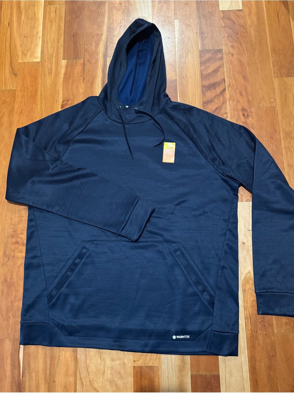 Men's Navy Performance Hooded Sweatshirt